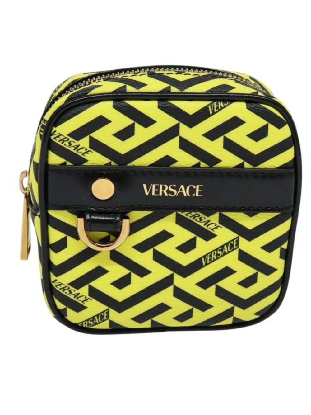 VERSACE Pouch PVC Yellow Gold - Picture 11 of 16
